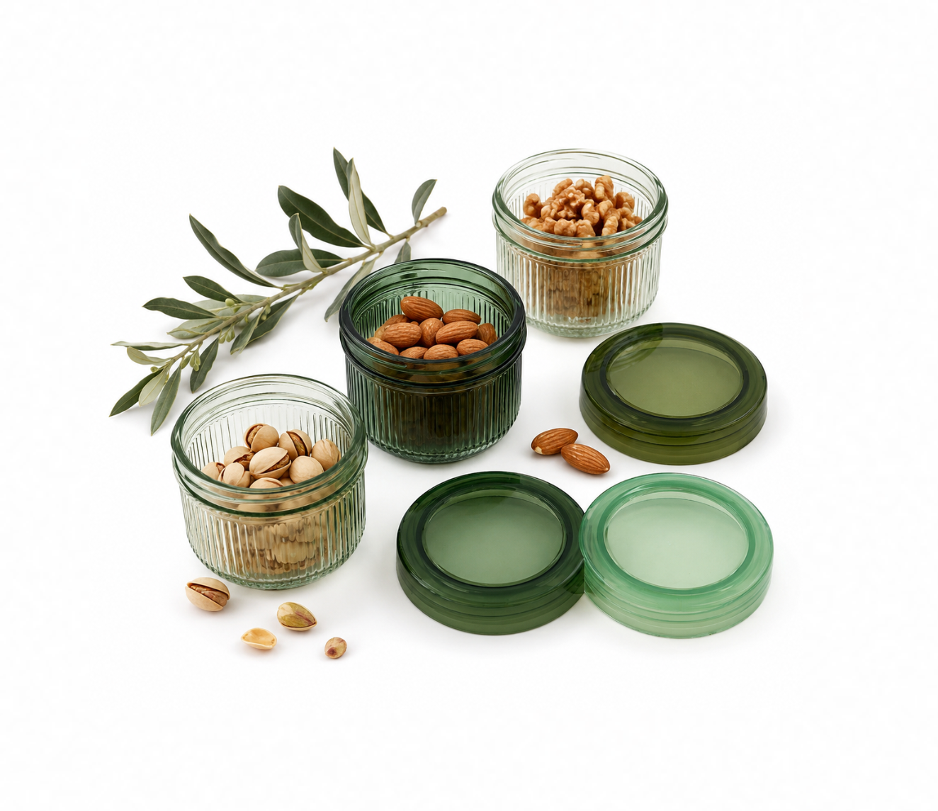 3 Piece Glass Container Set