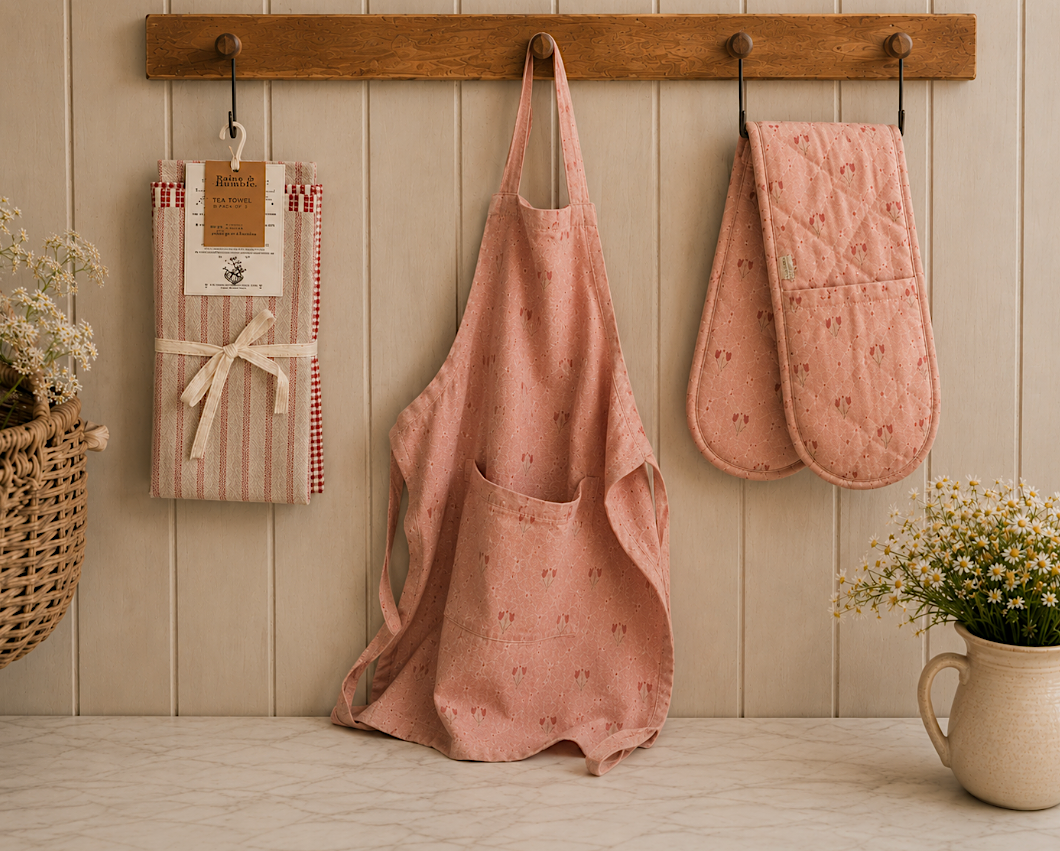 Raine & Humble Cherry Red Teatowel Pk3