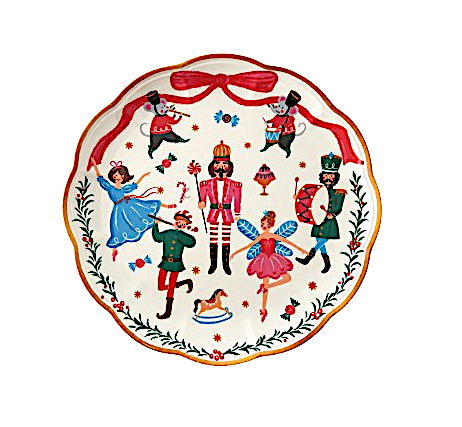 Festive Christmas Circus Plate