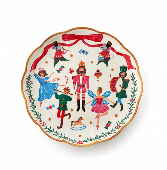 Festive Christmas Circus Plate