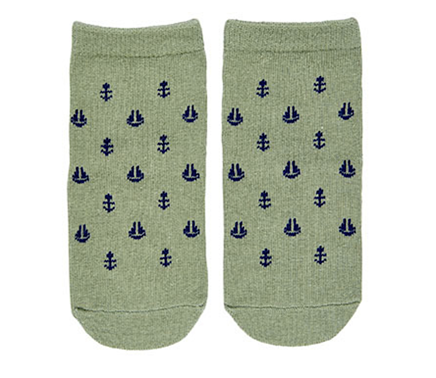 Nautical Toshi Organic Baby Socks