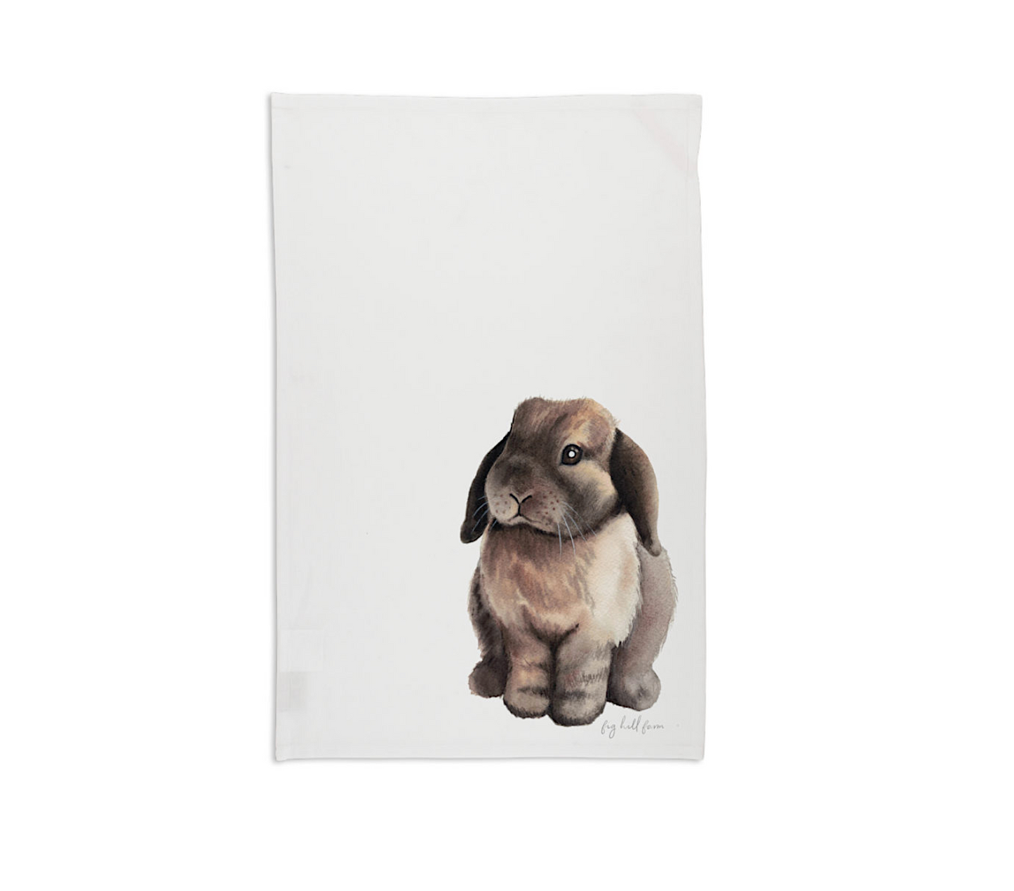 Farm Bunny Tea Towel