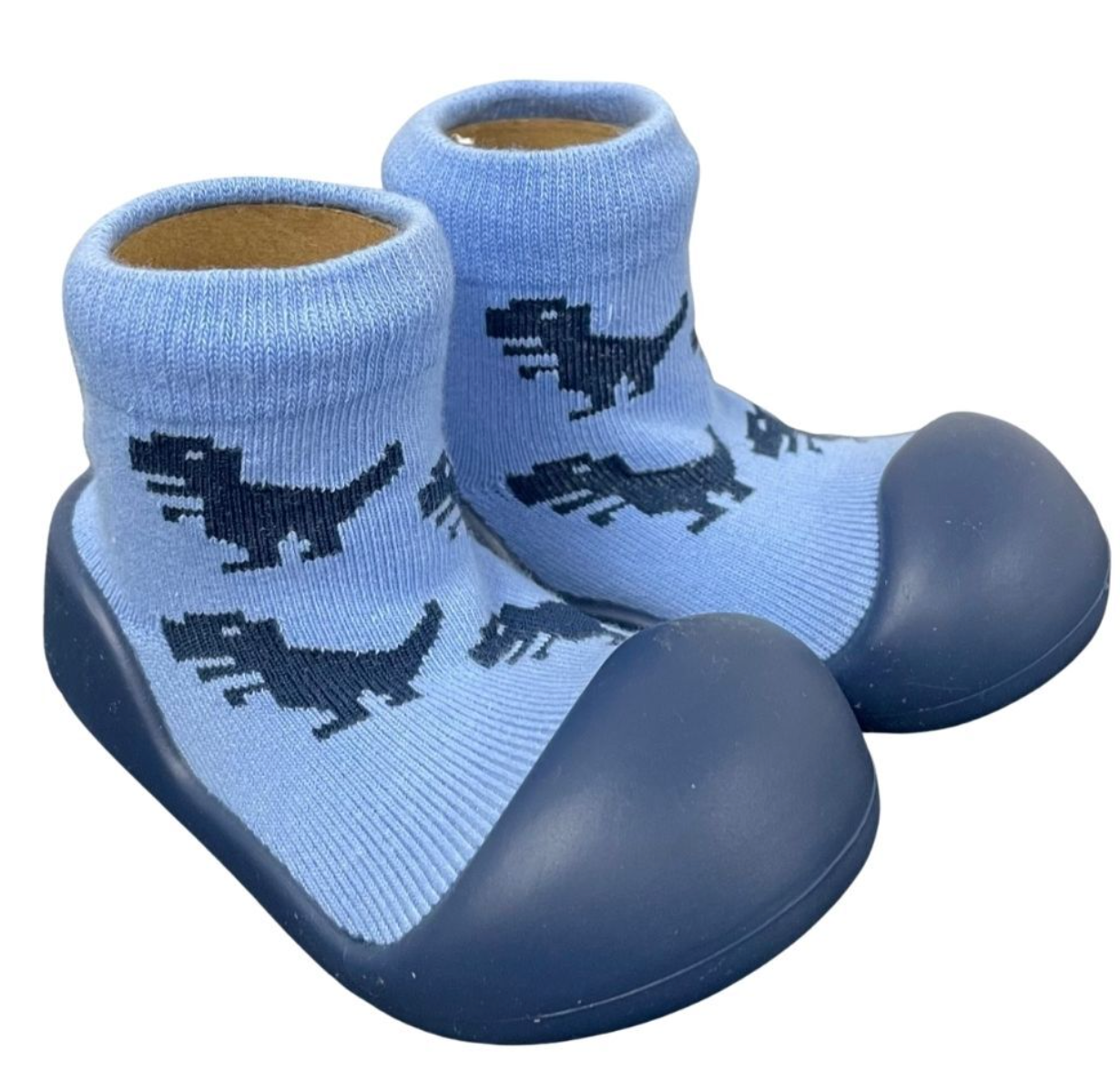 Dinosaur Rubber Soled Socks