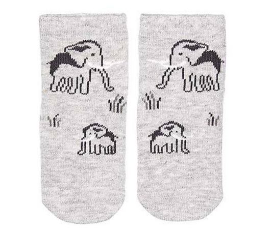 Elephant Toshi Organic Baby Socks