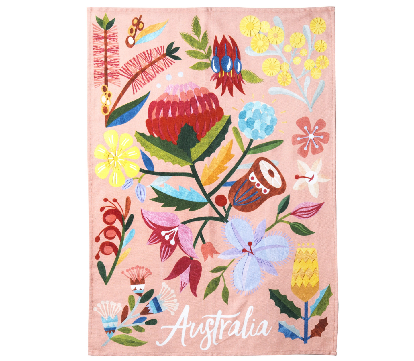 Australian Flora Tea Towel