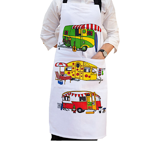 Retro Caravan Apron